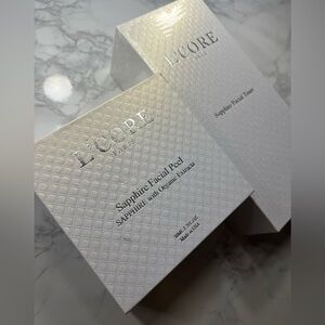 NWT L'Core Paris Sapphire Facial Peel and Sapphire Facial Toner - MSRP $328.00